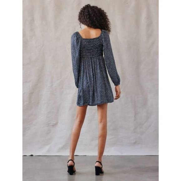 Bella Dahl Lolita Gathered Front Mini Dress S - Picture 2 of 10